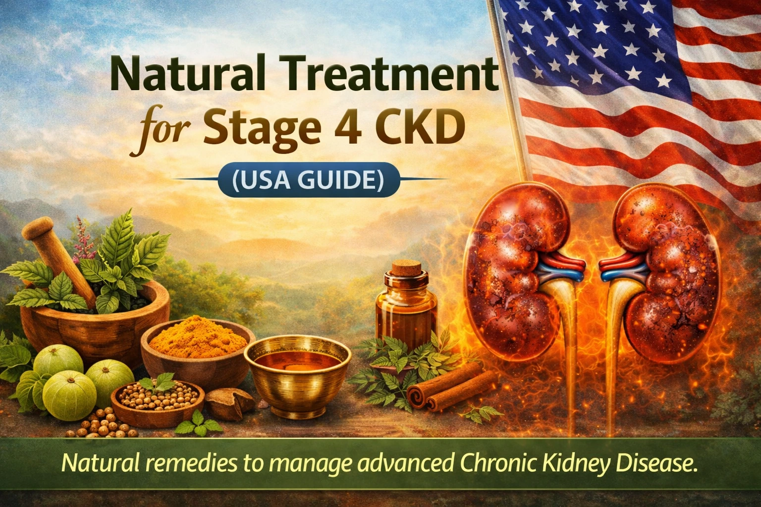 Natural Treatment for Stage 4 CKD (USA Guide)